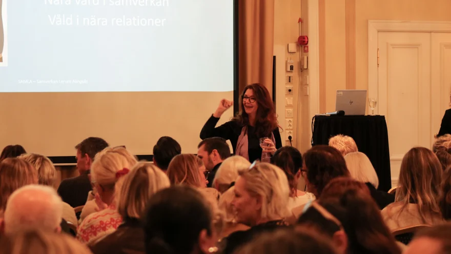 Talare inför publik