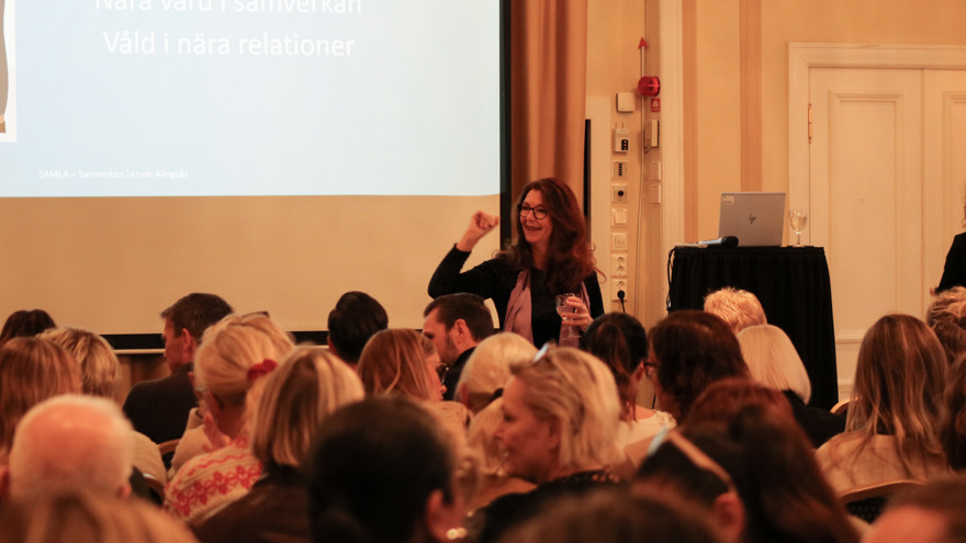 Talare inför publik