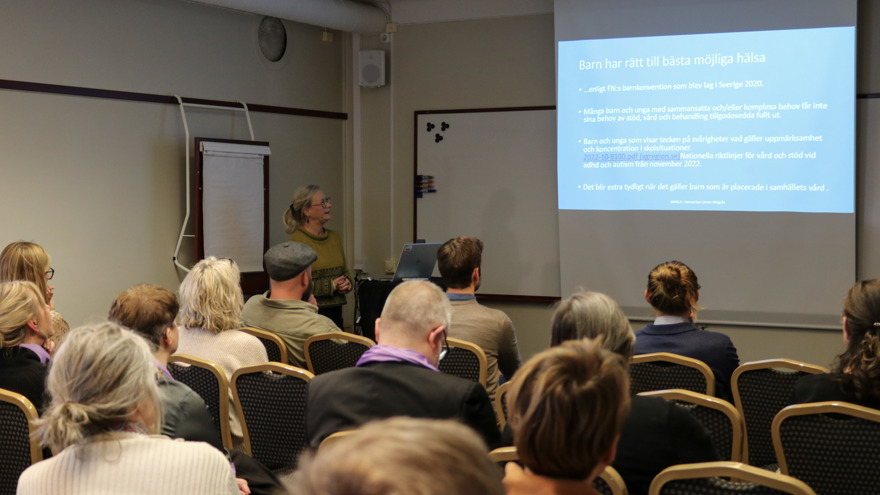 Föreläsare litet rum